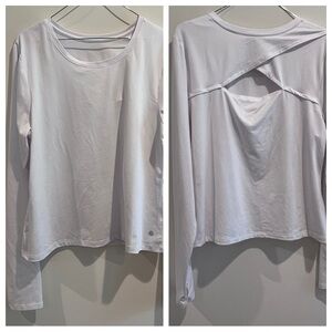 Apana White Long Sleeve Tee size L